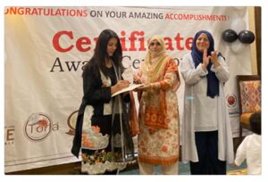 best student award at cabri