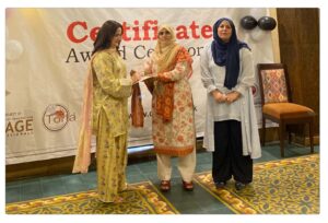 excllent achievement award cabri cooking and baking